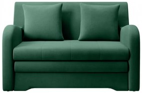 Canapea tapitata, extensibila, cu spatiu pentru depozitare, 130x85x103 cm, Ario, Eltap (Culoare: Verde lucios / Verde lucios)