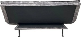 Canapea extensibila, Catifea Gri JAZZ 195cm