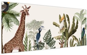 Tablou - Locuitorii africii (120x50 cm)