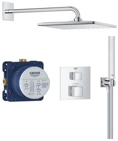 GROHE 34879000 - Sistem de duș încorporat PRECISION CUBE 310 × 310 mm, crom