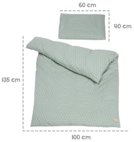 Lenjerie de pat pentru copii pentru pătuț 100x135 cm Lil Planet – Roba