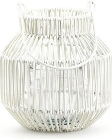 Lampa metalica MAREN HALO 18,5 cm, alba