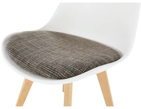 Scaun Culoare Alb / Maro, DAMARA