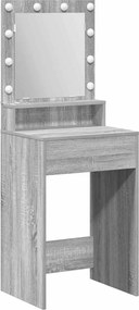 vidaXL Masă de Machiaj Gri Sonoma 50 x 41 x 135 cm Lemn compozit