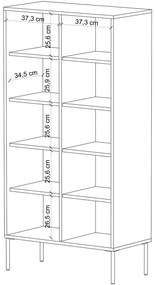 Dulap Skandica Merlin, alb