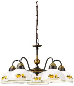 Lustră pe lanț Kolarz 731.85.126 NONNA 5xE27/75W/230V lămâi