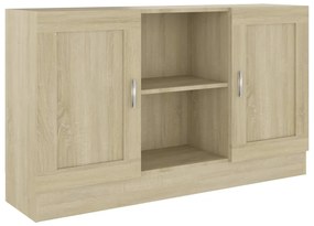 802780 vidaXL Servantă, stejar Sonoma, 120 x 30,5 x 70 cm, PAL