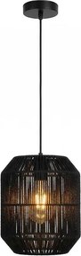 Aigostar - Lustru pe cablu 1xE27/60W/230V negru, Ø 23 cm