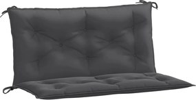 vidaXL Pernă bancă de grădină 2 buc melanj antracit 100x50x7 cm textil