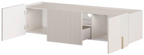 Dulap TV Malmi 150 cm suspendată - cașmir / auriu