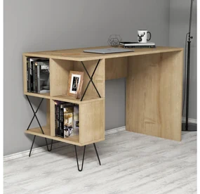 Masă PC Europa (Stejar + Negru). 1088693