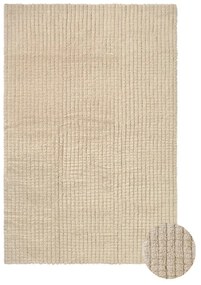 Covor bej lavabil, țesut manual din lână 140x200 cm Unexpected Wool – Lorena Canals