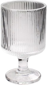 Toro Pahar de sticla pe soclu 250 ml, 6,8 x 6,8 x11 cm