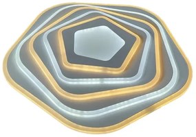 Plafonieră LED dimabilă LED/125W/230V 3000-6500K + telecomandă