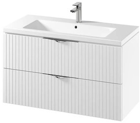 Cersanit S801-542 - Dulap suspendat pentru baie cu lavoar TIRSO 100x45 cm, alb