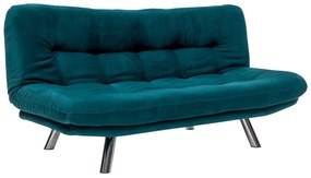 Canapea extensibilă Misa Small Sofabed - Petrol Green