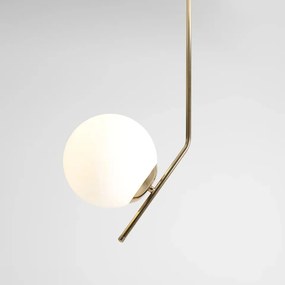 Pendul modern auriu cu glob de sticla Gallia