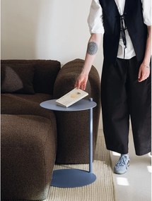 Măsuță auxiliară rotundă din oțel 41x40 cm Ande – noo.ma