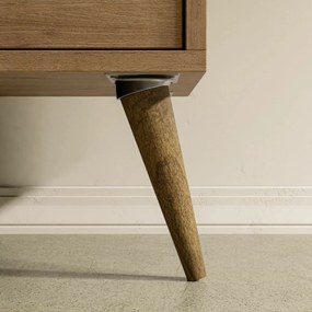 Măsuță de conferință Exxen Oak and White