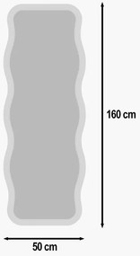 Oglinda Aror White 50 x 160 cm