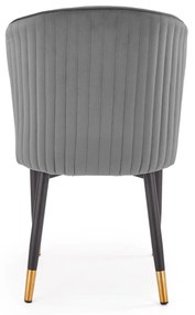 Scaun K446 Velvet Gri – l51 x A55 x h86 cm