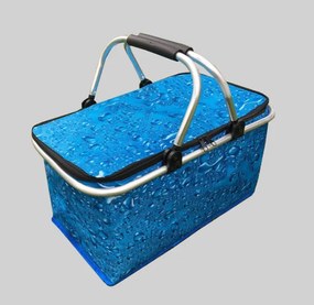 Cos termo pliabil pentru picnic COOLANZA, albastru
