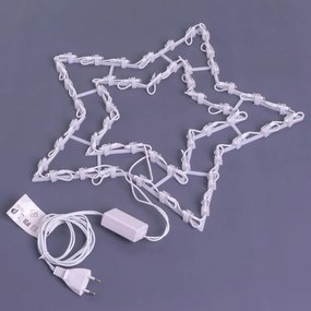 Decorațiuni de Crăciun cu LED-uri pentru ferestre - STAR - 4