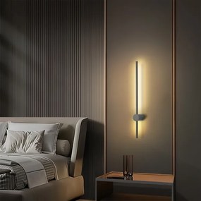 Brilagi - Aplică de perete LED pentru exterior AURA LED/12W/230V 3000K IP54 antracit