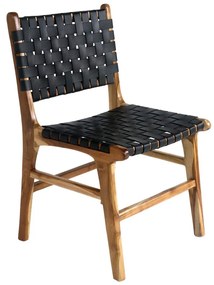 Scaun Perugia din lemn negru