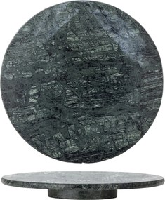 Platou de servire din marmură naturală, verde, cu aspect satinat, 36x5 cm, „Nuni"