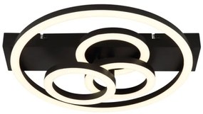 Globo 48040-40 - Plafonieră LED dimabilă DARRYL I 40W/230V, dim. 35 x 33 cm + telecomandă