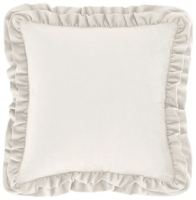 Pernă decorativă din catifea 43x43 cm Velvet Double Frill – Catherine Lansfield