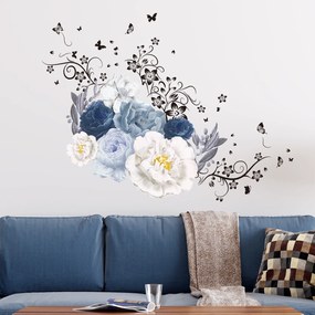 Sticker Butterfly Vine With Oversized Flowers