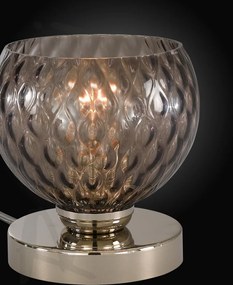 Veioza, Lampa de masa moderna design italian 10003 fumuriu