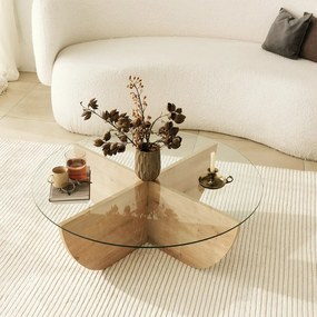 Masă de cafea Lily Sapphire Oak