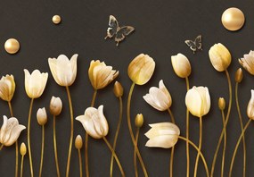 Fototapet - Lalele aurii (147x102 cm)