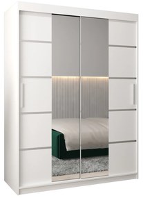Dulap de haine 150 cm Verika 4 150 (alb). 1064279