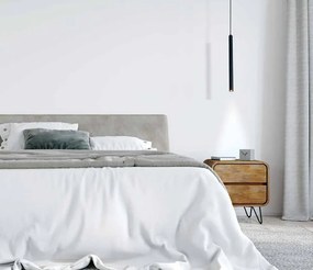 Pendul LED tubular design modern minimalist PENDANT negru