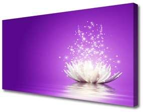 Tablou pe panza canvas Lotus Flower Floral violet