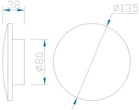Aplica LED stil ambiental BORA BORA 2700K 6W alba MA-C0127
