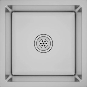 vidaXL Chiuvetă de bucătărie lucrată manual, oțel inoxidabil