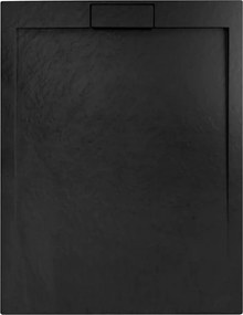 Cadita dus dreptunghiulara Rea Grand 80x100 negru