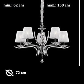 Lustra cristal Venezian diametru 72cm PEGASO SP5 066448