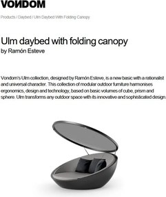 Pat de zi lounge de exterior / interior design modern premium ULM