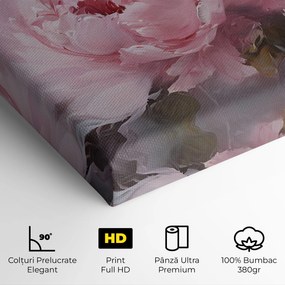 Tablou Canvas, 30x40cm, Dormitor si Living, Flori, Bujori, Dreamy Painting Peony