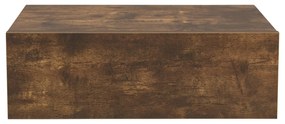 Noptiera montata pe perete 46x30x15 cm cu sertar, aspect lemn