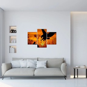 Tablou cu silueta prădătorului (90x60 cm)