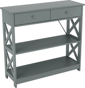 Consola LOMIR, gri, 87x30x80 cm
