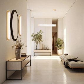 Aplica de perete LED eleganta realizata manual Hampton alama periata