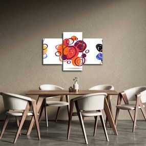 Tabloul cercuri colorate (90x60 cm)